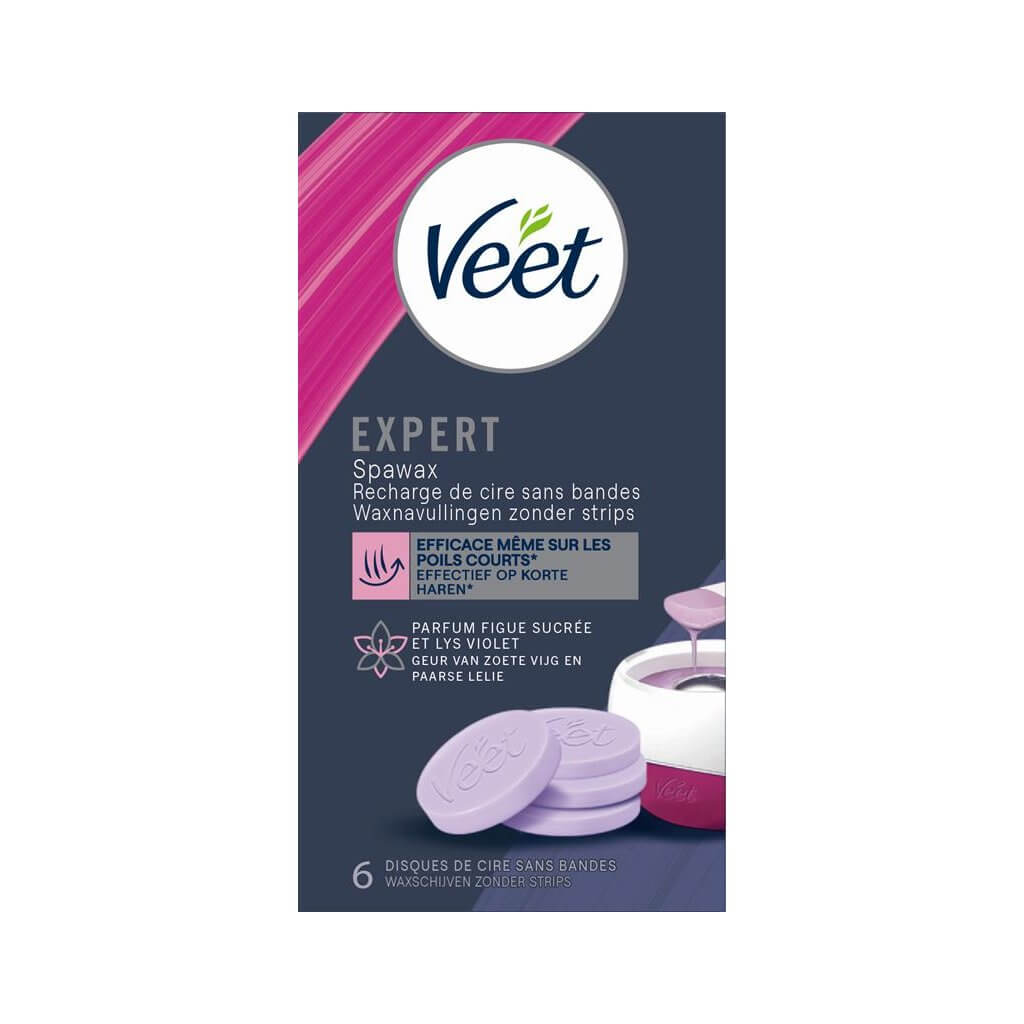 Recharge Cire Spawax - Parfum Figue sucrée & Lys violet | Veet France